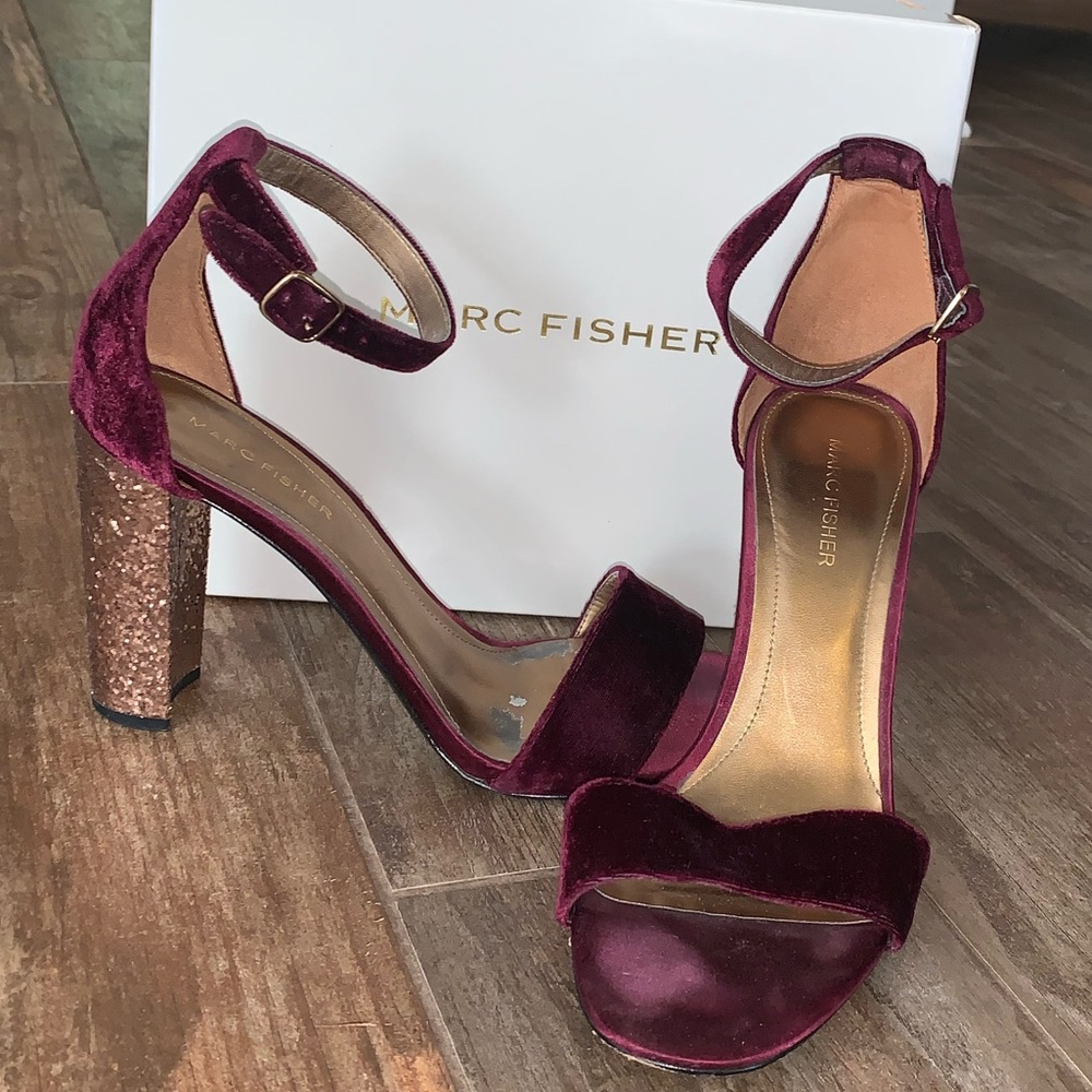Marc Fisher Block Heel Dress Sandal